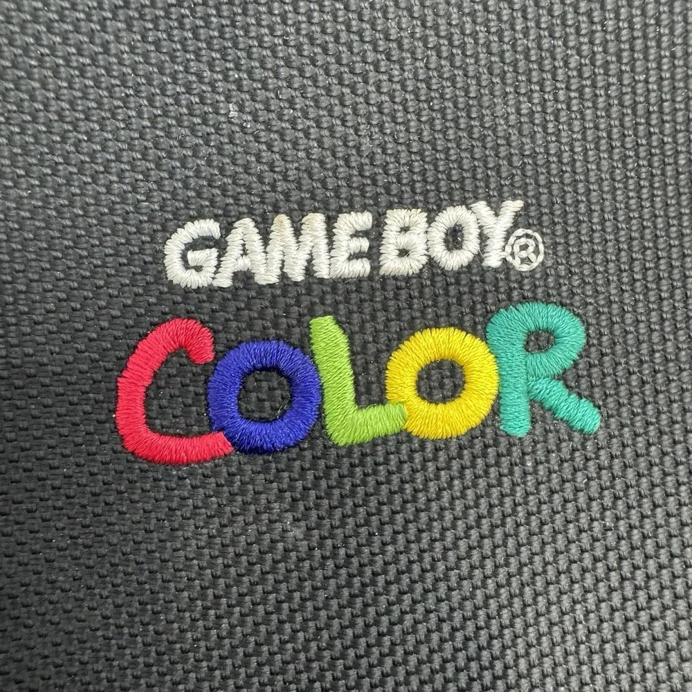 Nintendo Gameboy Color Travel Carrying Case Bag Zipper Shoulder Strap Vintage